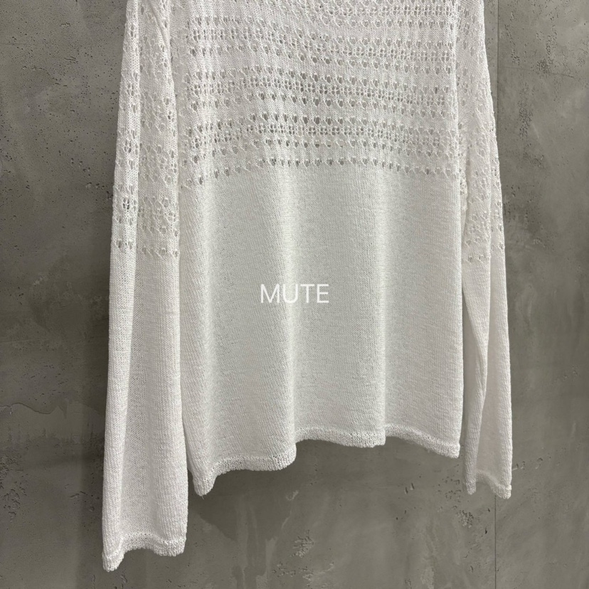 MUTE-P韓國直郵實拍女裝新款推薦26春夏熱賣職業休閑針織衫MUTE針織衫