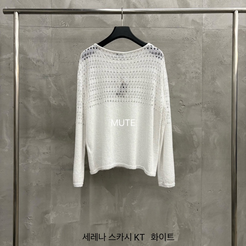 MUTE-P韓國直郵實拍女裝新款推薦26春夏熱賣職業休閑針織衫MUTE針織衫