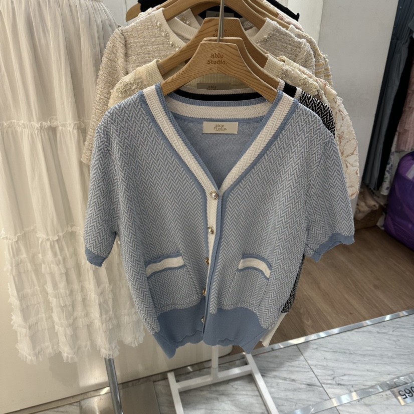 ABLESTUDIO韓國東大門直郵女裝新款時尚休閑26春夏針織衫ABLESTUDIO針織衫圖色1