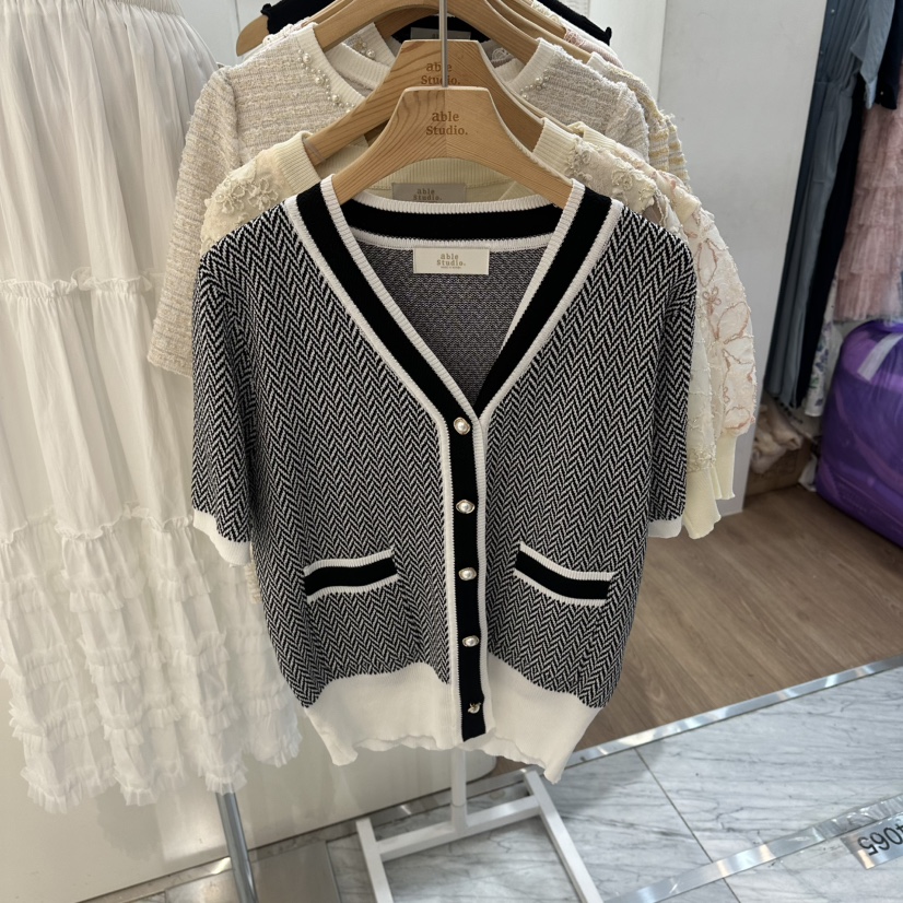 ABLESTUDIO韓國東大門直郵女裝新款時尚休閑26春夏針織衫ABLESTUDIO針織衫圖色2
