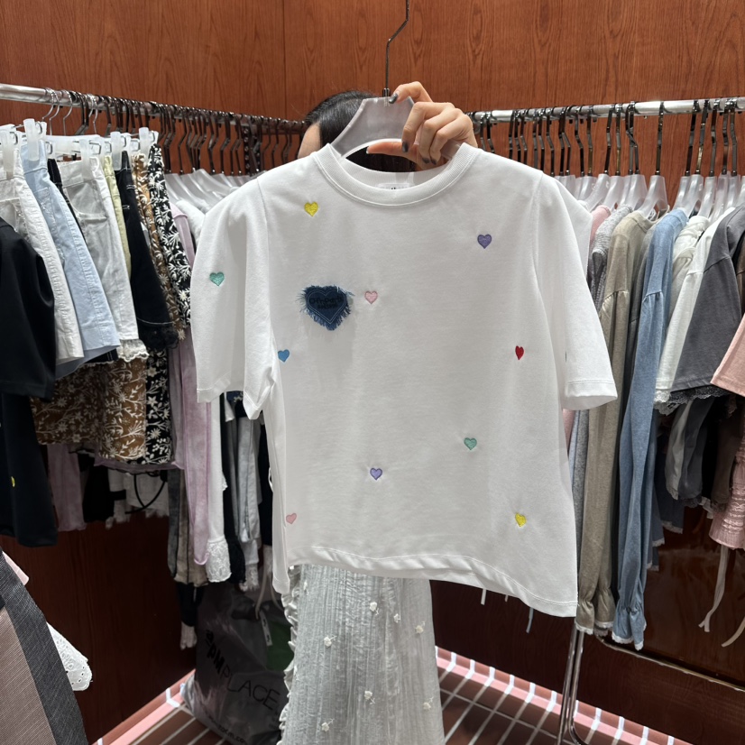 ILLO/MOCI韓國直郵實拍女士新款26春夏時尚推薦熱賣職業T恤ILLO/MOCIT恤圖色1