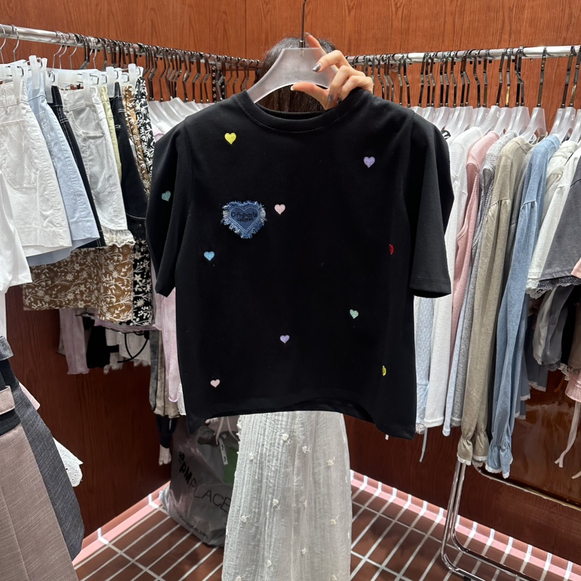 ILLO/MOCI韓國直郵實拍女士新款26春夏時尚推薦熱賣職業T恤ILLO/MOCIT恤圖色2