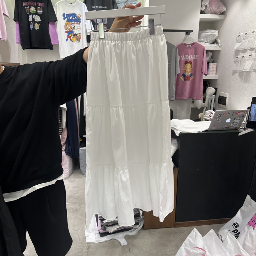 EVE韓國直郵實拍女士新款休閑26春夏推薦職業人氣時尚長裙EVE長裙圖色1