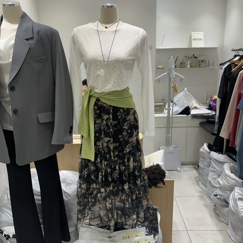 EN.U韓國東大門直郵女裝新款推薦休閑人氣職業26春夏針織衫EN.U針織衫