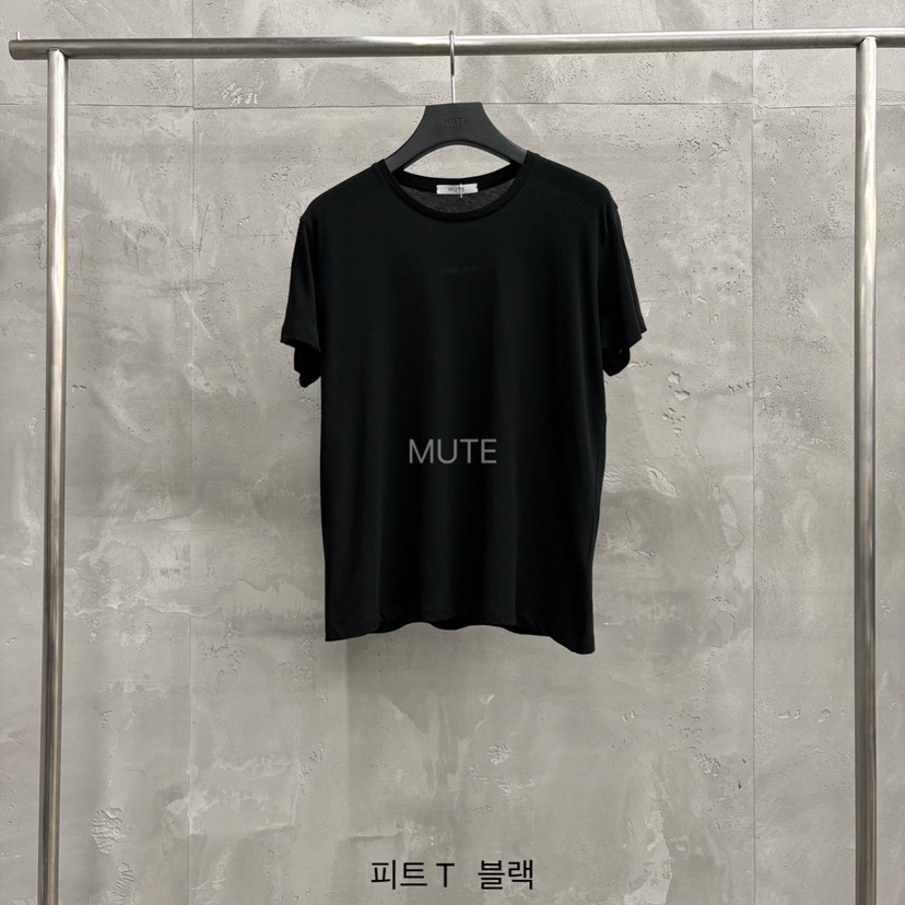 MUTE-P韓國東大門代購女士新款人氣熱賣時尚推薦26春夏T恤MUTET恤圖色5黑色