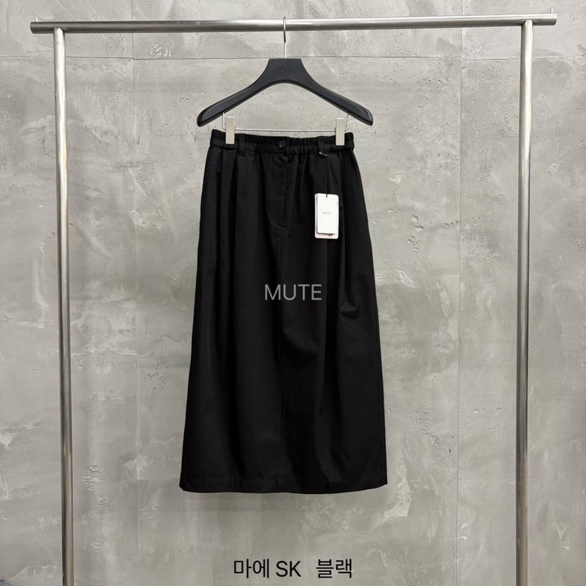 MUTE-P韓國東大門代購女士新品職業推薦人氣時尚熱賣長裙MUTE長裙圖色5黑色