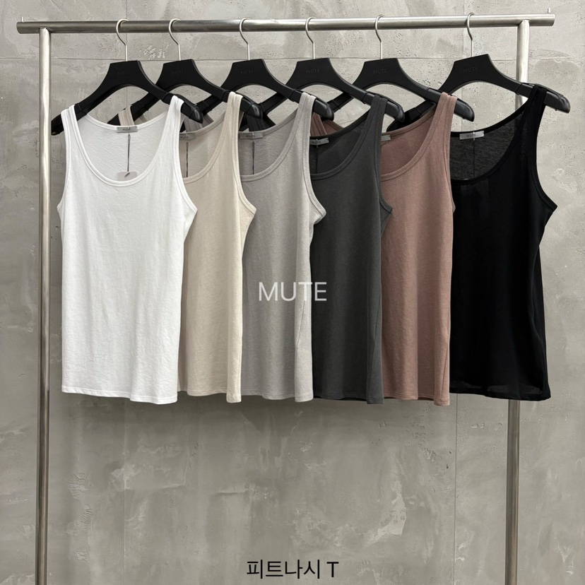 MUTE-P韓國直郵女士新款時尚推薦休閑人氣熱賣26春夏吊帶背心MUTE吊帶/背心