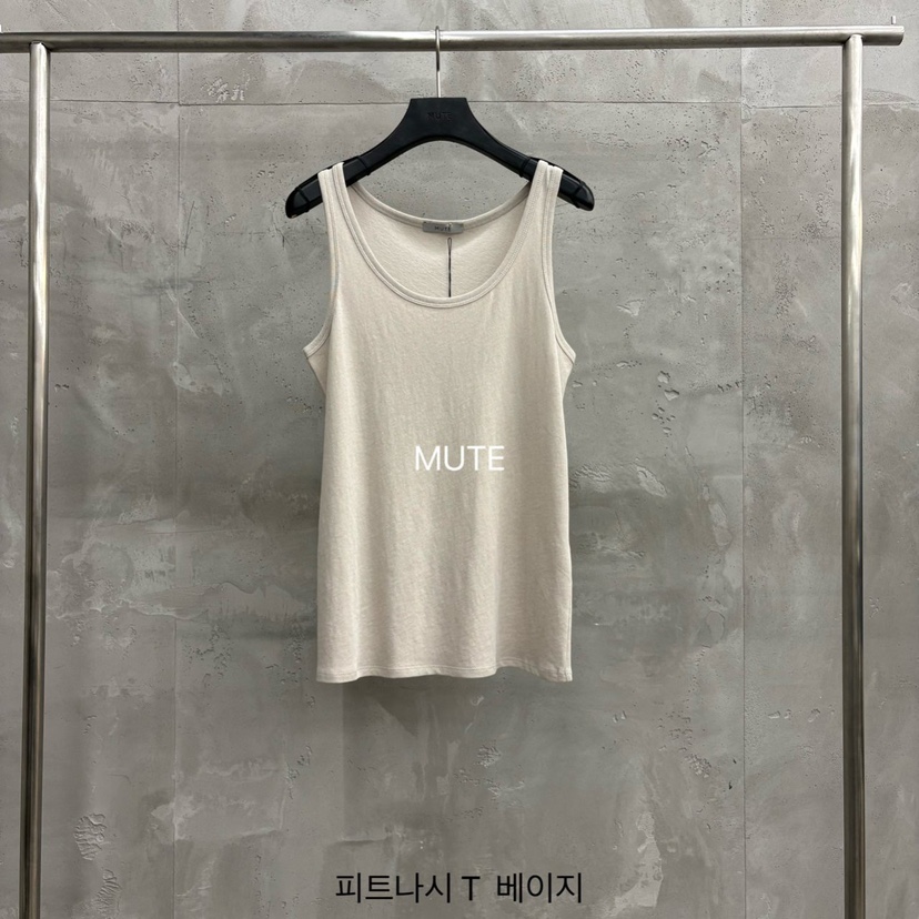 MUTE-P韓國直郵女士新款時尚推薦休閑人氣熱賣26春夏吊帶背心MUTE吊帶/背心圖色2