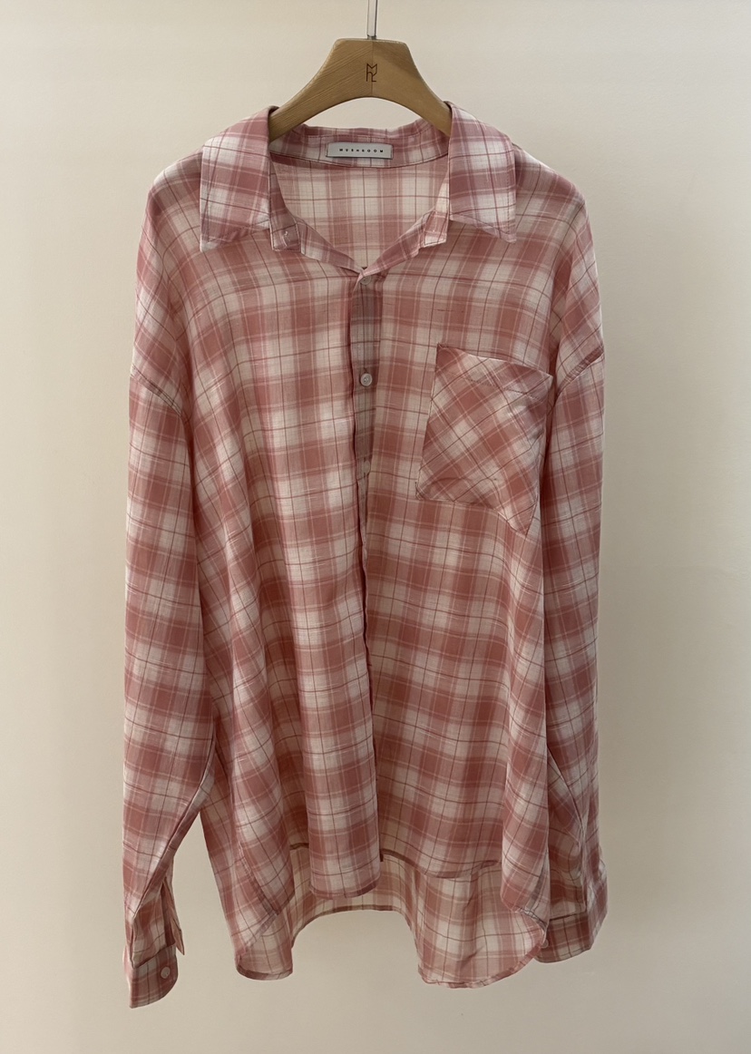 DEWPOP韓國直郵女士新款職業時尚人氣26春夏襯衫蕾絲衫格子DEWPOP襯衫/蕾絲衫圖色1