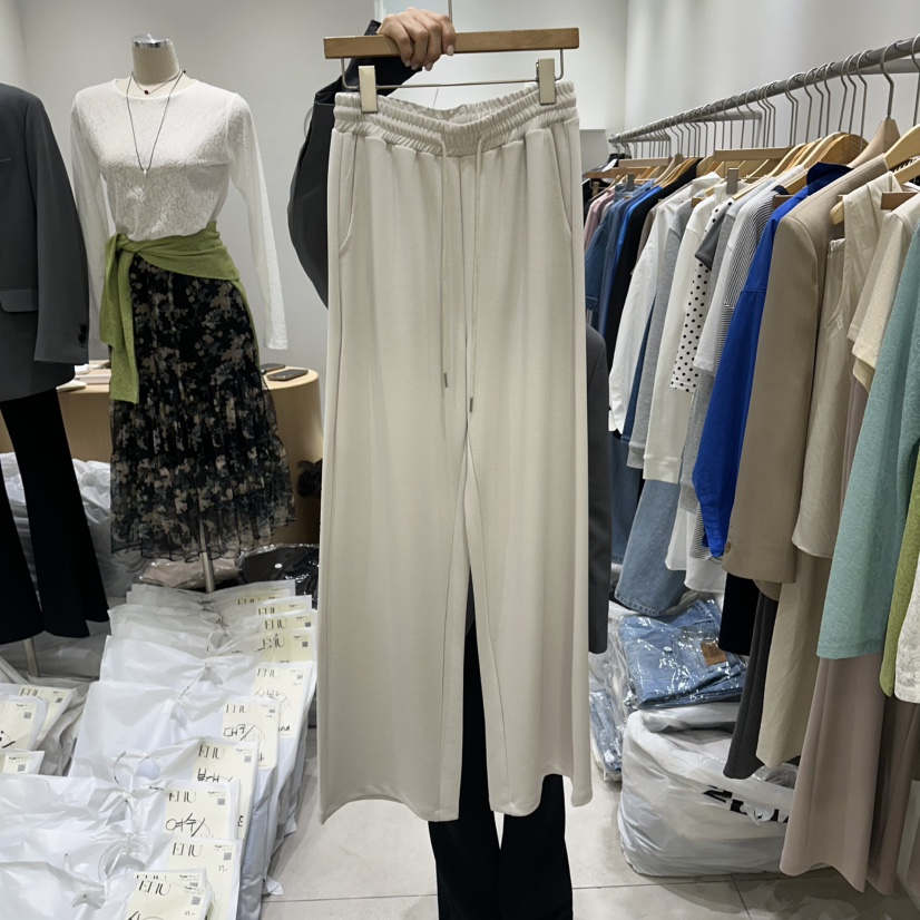 EN.U韓國東大門代購女士新款推薦26春夏熱賣職業人氣休閑褲EN.U休閑褲圖色1