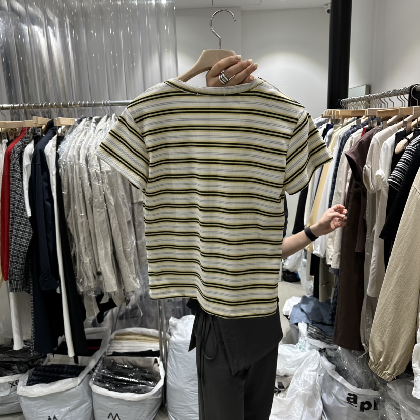 GREEK韓國直郵女裝新款熱賣時尚人氣26春夏職業推薦休閑T恤GREEKT恤