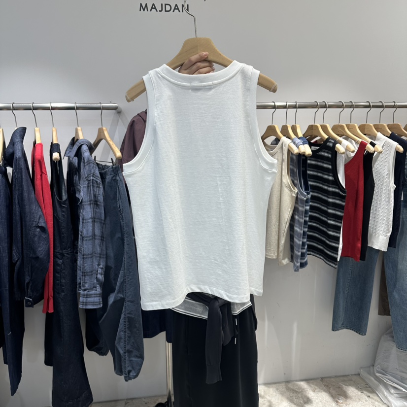 MAJDAN韓國代購女士新品推薦26春夏職業時尚人氣吊帶背心MAJDAN吊帶/背心