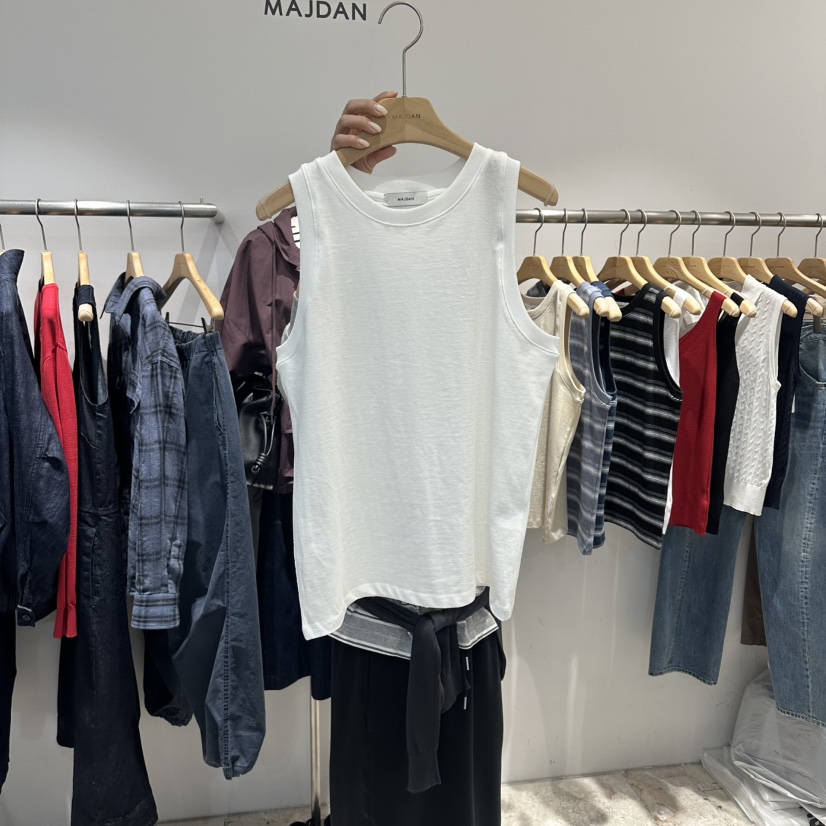 MAJDAN韓國代購女士新品推薦26春夏職業時尚人氣吊帶背心MAJDAN吊帶/背心圖色1