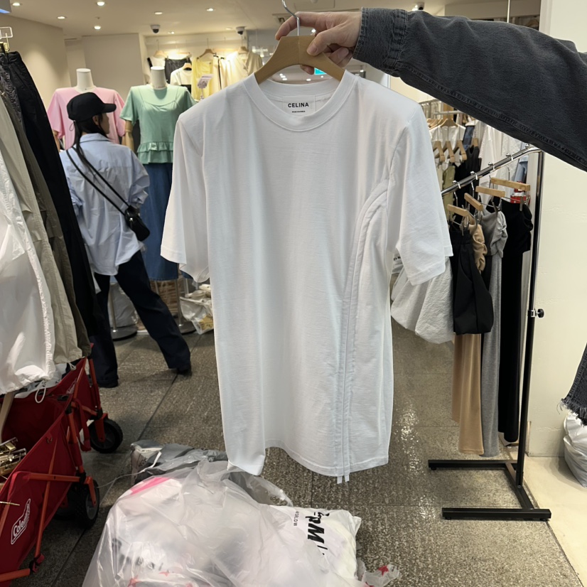 CELINA韓國直郵實拍女裝新品26春夏職業人氣時尚休閑熱賣T恤CELI_NAT恤圖色1