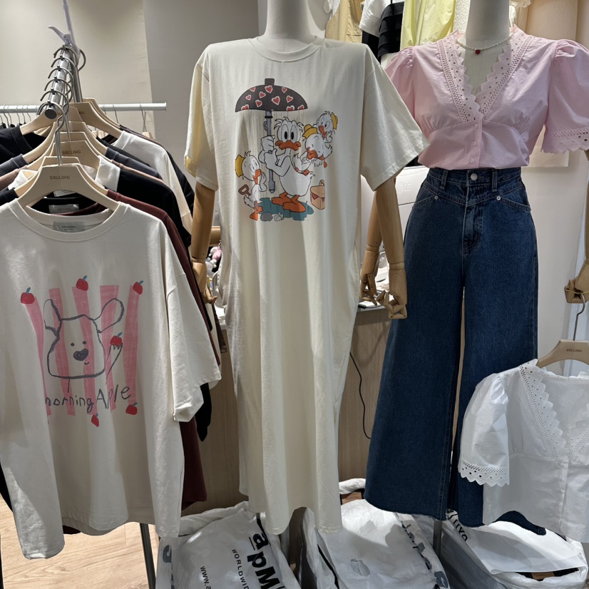 DELLING韓國直郵實拍女裝新品休閑時尚人氣職業26春夏連衣裙DELLING連衣裙圖色1