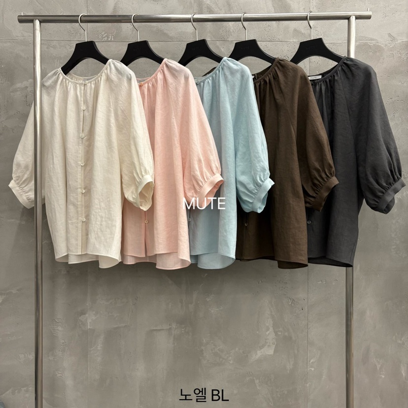 MUTE-P韓國代購女士新款時尚推薦26春夏熱賣休閑襯衫蕾絲衫MUTE襯衫/蕾絲衫
