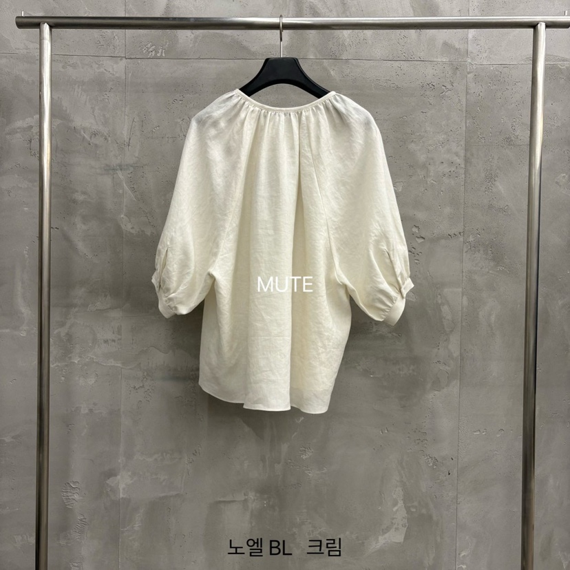 MUTE-P韓國代購女士新款時尚推薦26春夏熱賣休閑襯衫蕾絲衫MUTE襯衫/蕾絲衫