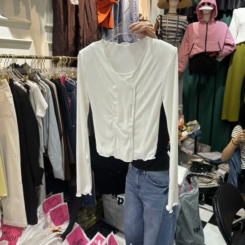 3COLOR韓國代購女裝新品休閑套裝兩件套Three color套裝圖色3