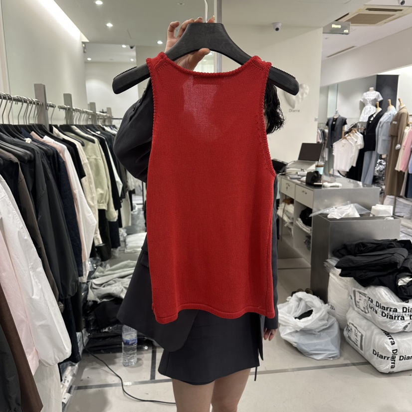 DIARRA韓國東大門代購女裝新品26春夏熱賣人氣休閑吊帶背心DIARRA吊帶/背心