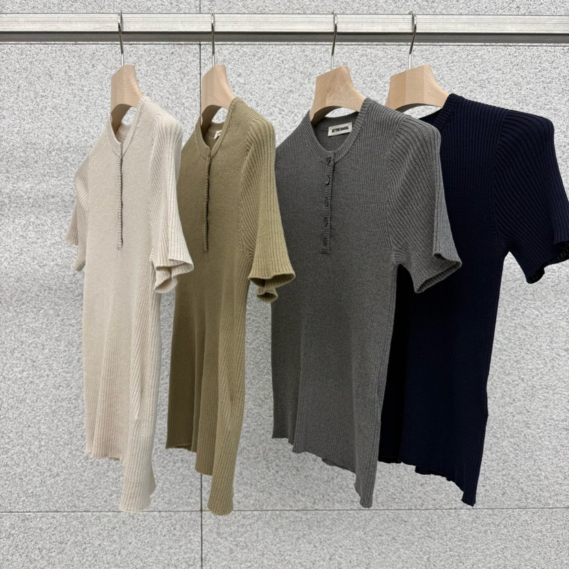 AT THE BAGEL韓國東大門直郵女士新品職業時尚26春夏針織衫AT THE BAGEL針織衫