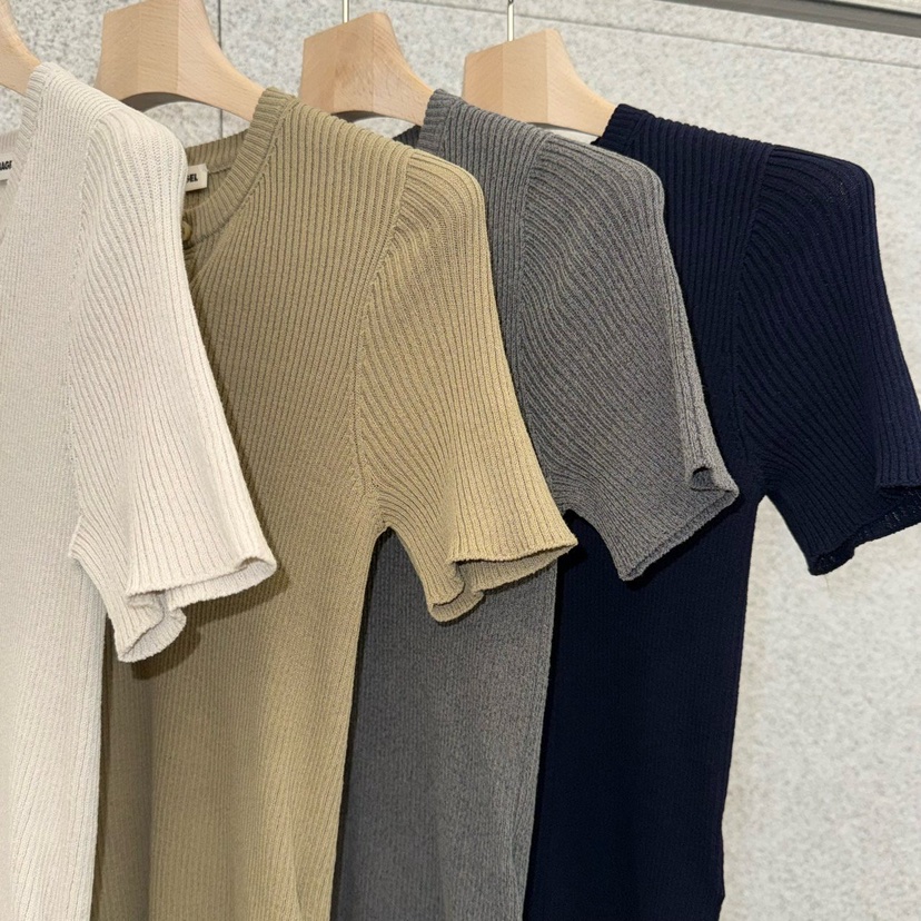 AT THE BAGEL韓國東大門直郵女士新品職業時尚26春夏針織衫AT THE BAGEL針織衫