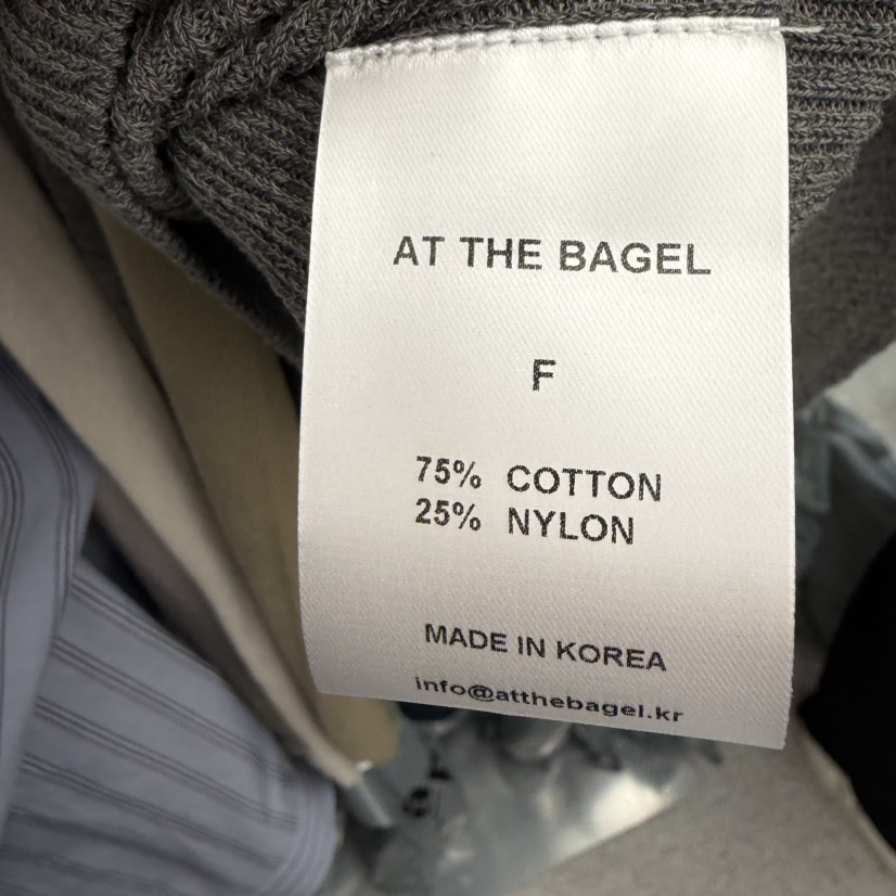 AT THE BAGEL韓國東大門直郵女士新品職業時尚26春夏針織衫AT THE BAGEL針織衫