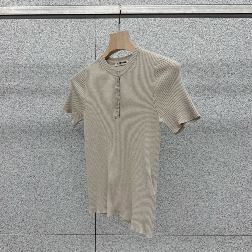 AT THE BAGEL韓國東大門直郵女士新品職業時尚26春夏針織衫AT THE BAGEL針織衫圖色1