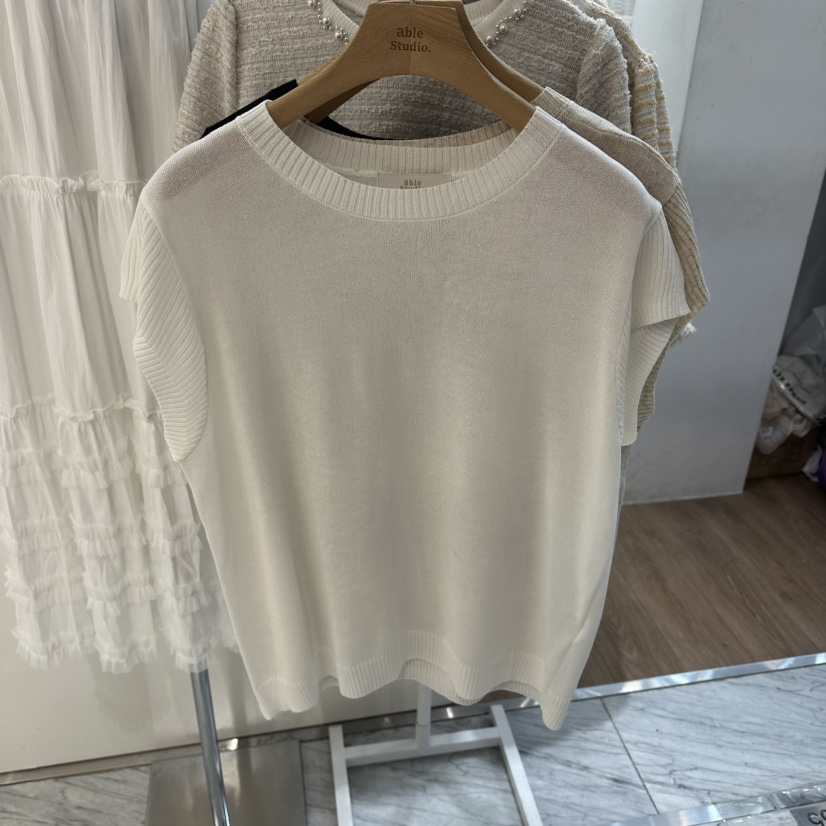 ABLESTUDIO韓國直郵實拍女士新款熱賣26春夏職業休閑針織衫ABLESTUDIO針織衫圖色1