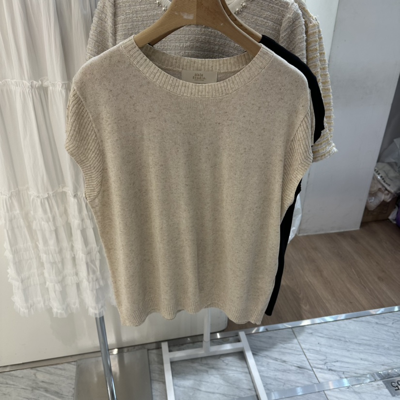 ABLESTUDIO韓國直郵實拍女士新款熱賣26春夏職業休閑針織衫ABLESTUDIO針織衫圖色2
