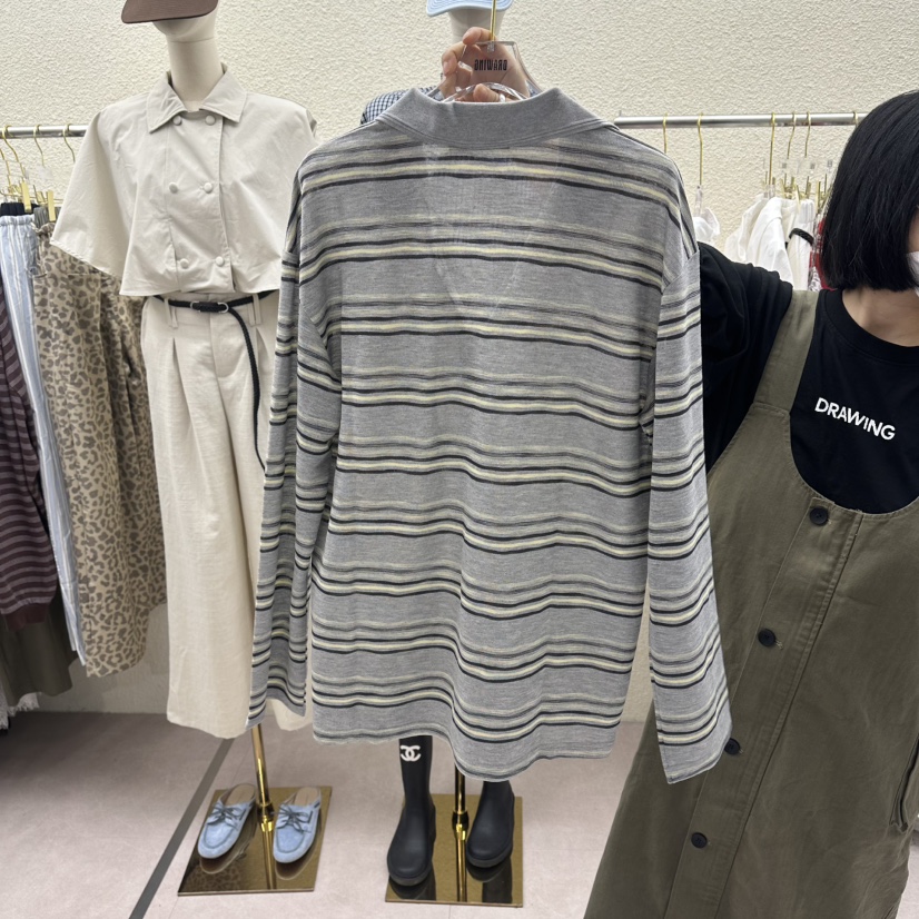 DRAWING韓國直郵女裝新品職業人氣熱賣休閑推薦26春夏針織衫DRAWING針織衫