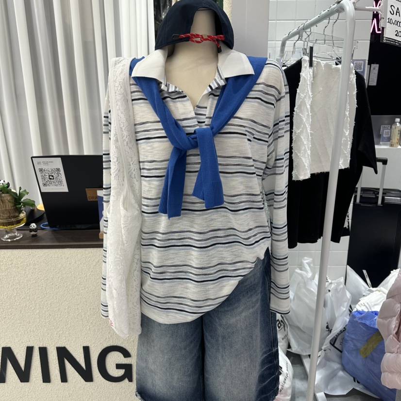 DRAWING韓國直郵女裝新品職業人氣熱賣休閑推薦26春夏針織衫DRAWING針織衫圖色2