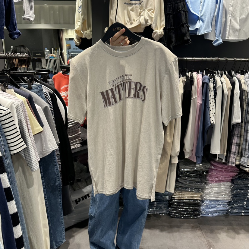 STAR-L韓國東大門代購女裝新品熱賣26春夏時尚職業推薦T恤STAR-LT恤圖色2