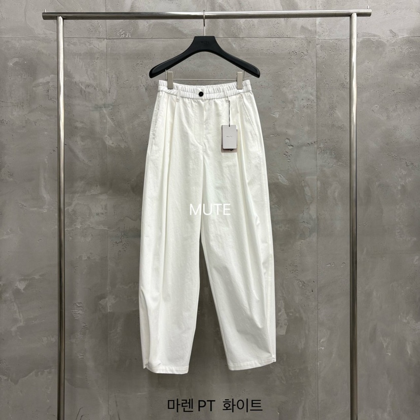MUTE-P韓國代購女裝新品26春夏人氣時尚推薦職業休閑休閑褲MUTE休閑褲圖色1
