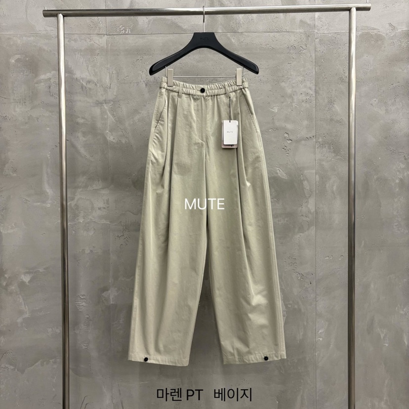 MUTE-P韓國代購女裝新品26春夏人氣時尚推薦職業休閑休閑褲MUTE休閑褲圖色2