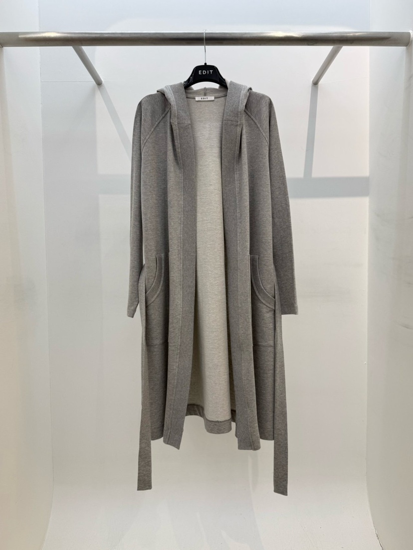 EDIT韓國東大門直郵女裝新品推薦時尚職業長款風衣含腰帶EDIT長款風衣