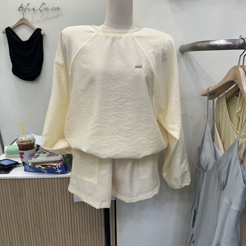 THE LOW韓國東大門代購女士新品26春夏時尚職業套裝兩件套THE LOW套裝圖色1