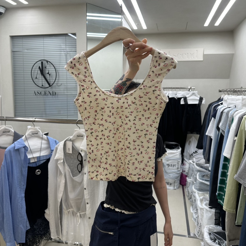 ASCEND韓國直郵女士新款推薦休閑人氣熱賣時尚26春夏吊帶背心ASCEND吊帶/背心