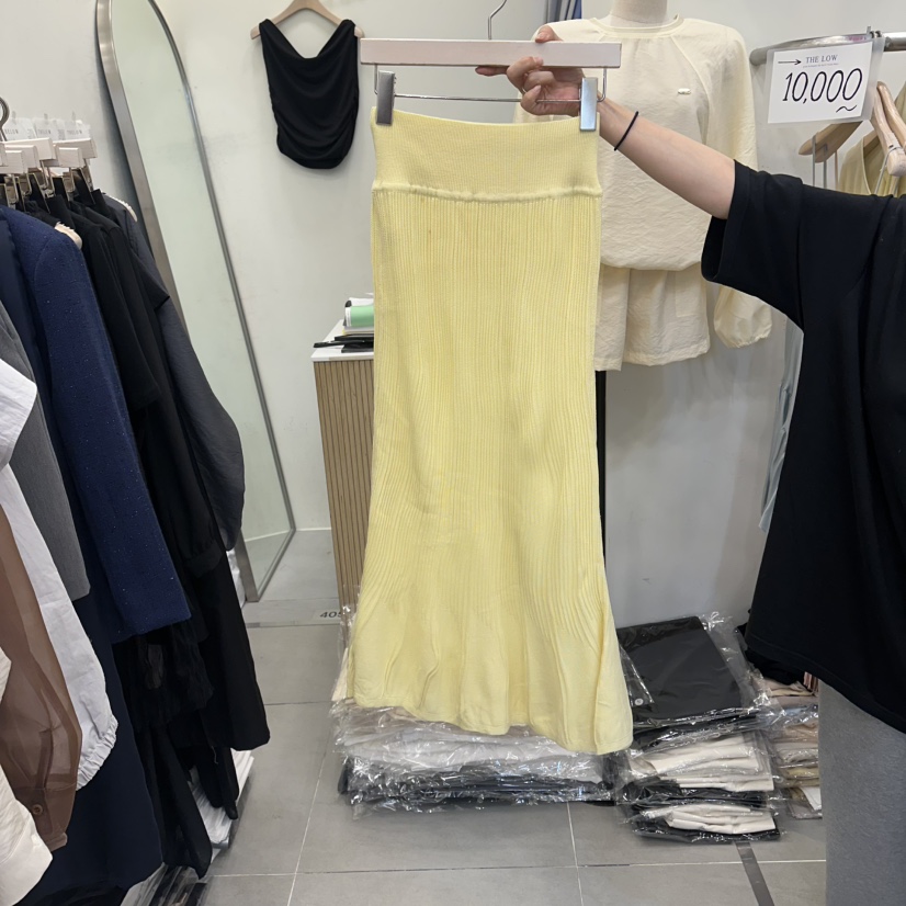 THE LOW韓國直郵實拍女裝新品熱賣職業時尚推薦26春夏長裙THE LOW長裙