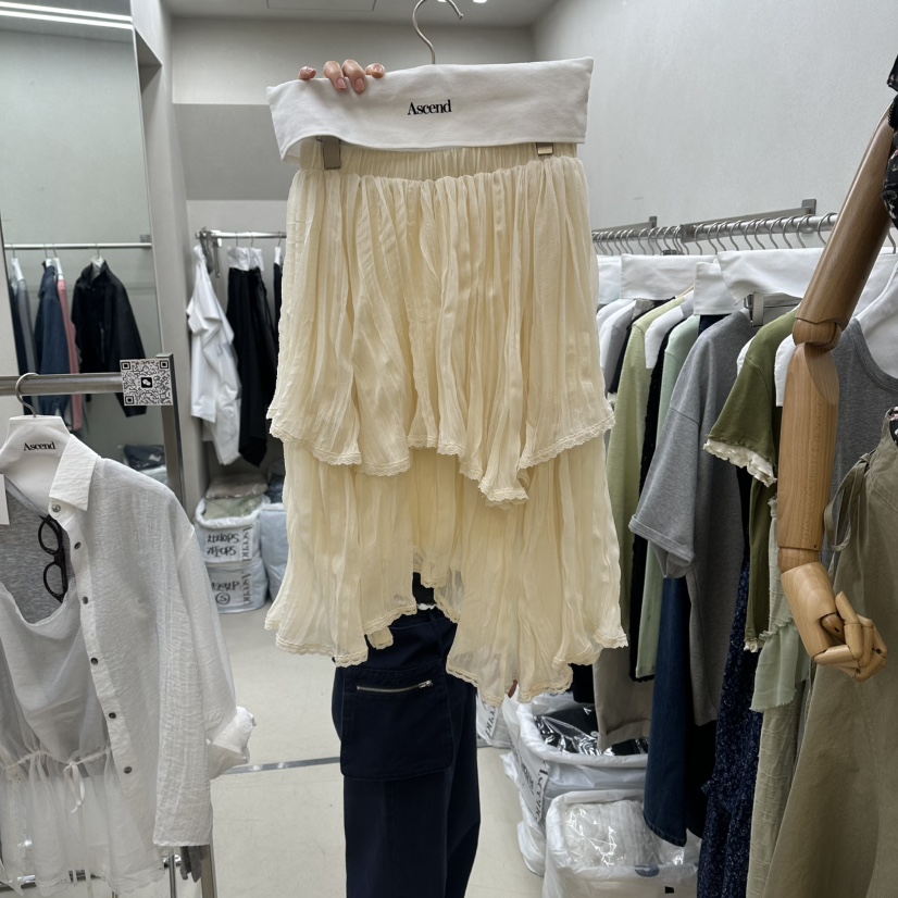 ASCEND韓國東大門直郵女裝新品人氣職業熱賣休閑時尚長裙ASCEND長裙圖色2