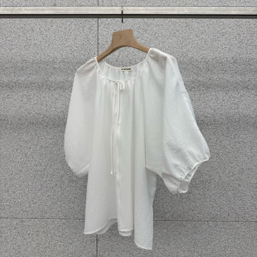 AT THE BAGEL韓國代購女裝新品時尚熱賣26春夏襯衫蕾絲衫AT THE BAGEL襯衫/蕾絲衫圖色1