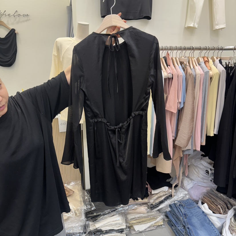 THE LOW韓國代購女裝新品人氣職業熱賣休閑26春夏連衣裙特價THE LOW連衣裙