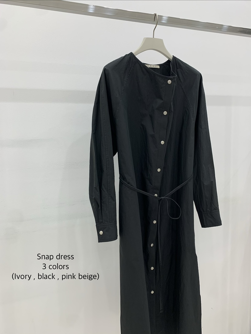 ARVE韓國直郵實拍女裝新品人氣26春夏熱賣休閑連衣裙含腰繩ARVE連衣裙