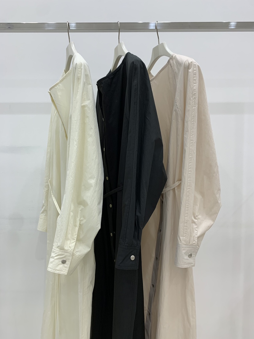 ARVE韓國直郵實拍女裝新品人氣26春夏熱賣休閑連衣裙含腰繩ARVE連衣裙