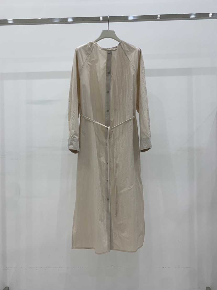 ARVE韓國直郵實拍女裝新品人氣26春夏熱賣休閑連衣裙含腰繩ARVE連衣裙圖色2