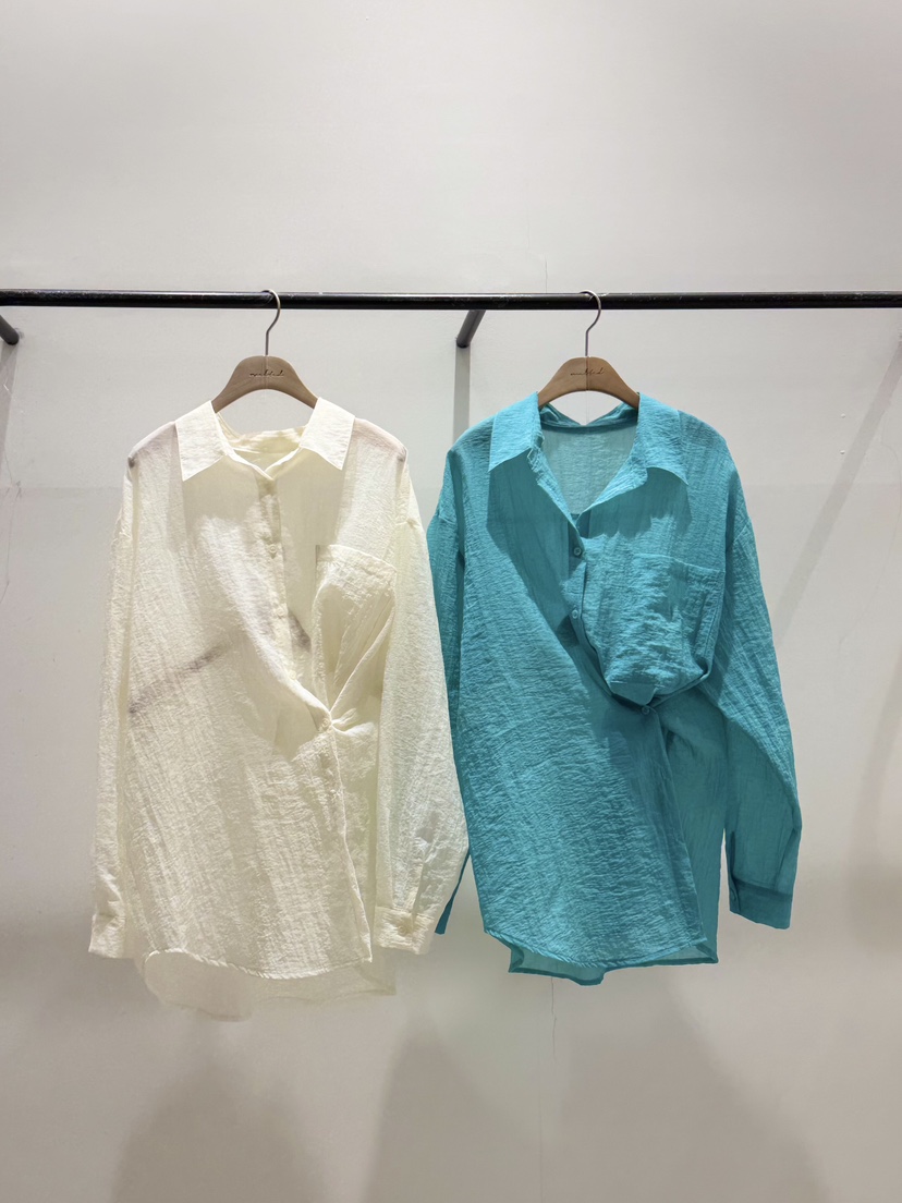 MELTED-P韓國直郵女士新品熱賣職業推薦26春夏襯衫蕾絲衫MELTED-P襯衫/蕾絲衫