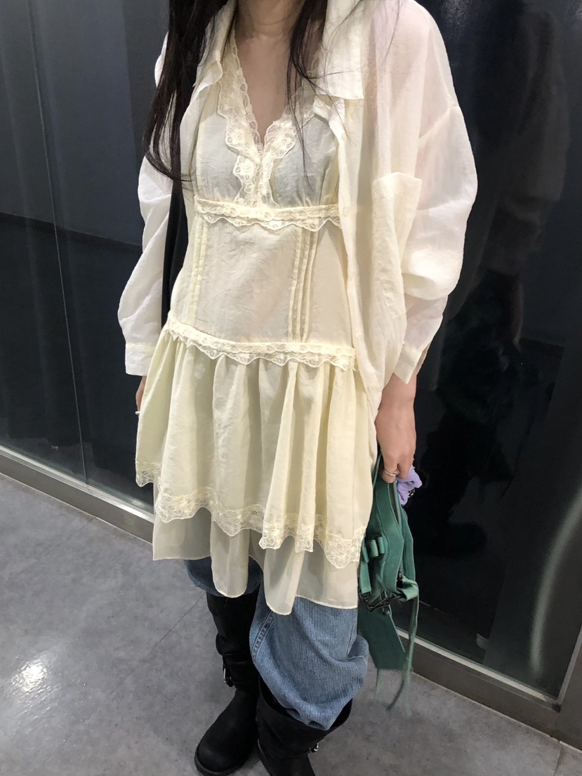 MELTED-P韓國東大門代購女裝新品職業休閑26春夏時尚連衣裙MELTED-P連衣裙