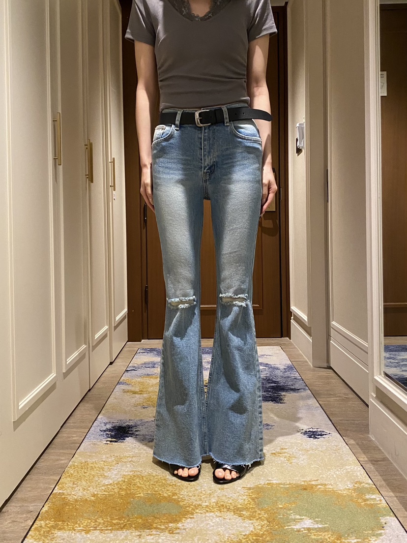 FOUREIGHT韓國東大門代購女士新款人氣職業熱賣休閑牛仔褲FOUR EIGHT牛仔褲