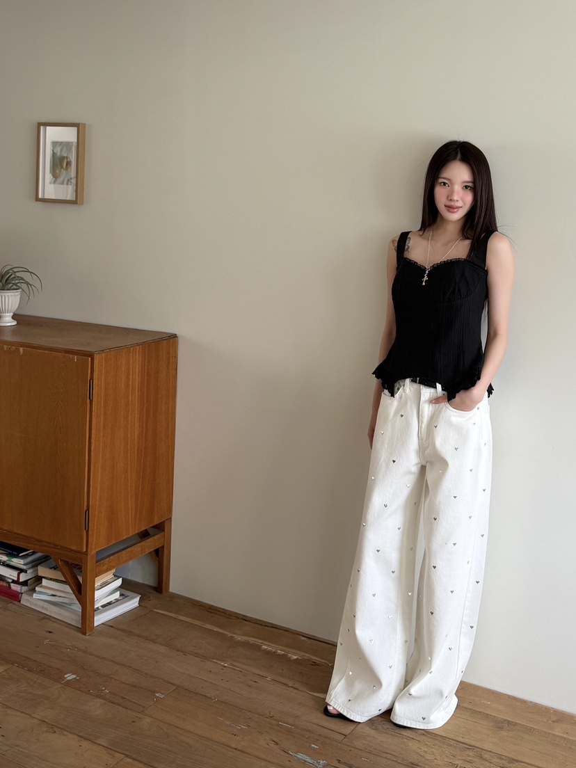 MARKE-P韓國東大門代購女裝新款推薦熱賣26春夏職業休閑褲MARKE-P休閑褲