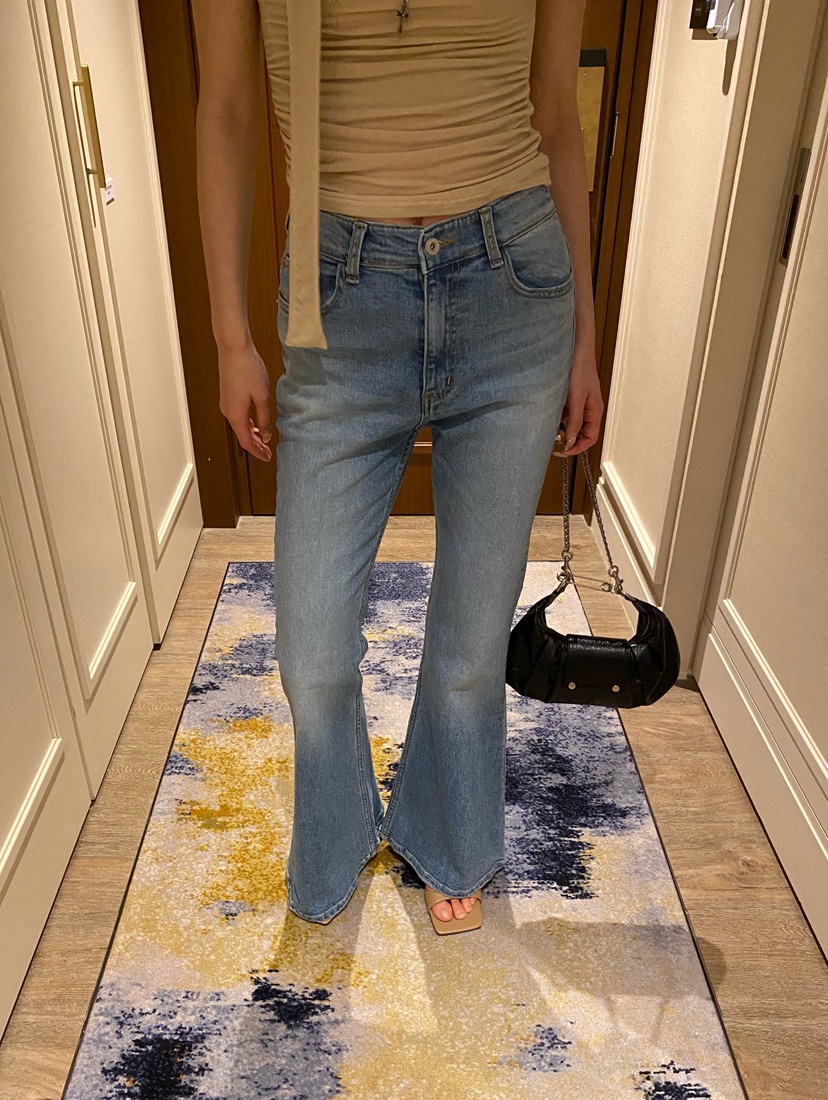 FOUREIGHT韓國代購女裝新款熱賣26春夏休閑推薦牛仔褲口袋FOUR EIGHT牛仔褲