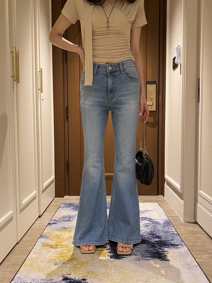 FOUREIGHT韓國代購女裝新款熱賣26春夏休閑推薦牛仔褲口袋FOUR EIGHT牛仔褲